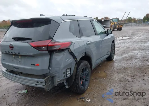 2025 Nissan Rogue Rock Creek из США, поврежденный, VIN 5N1BT3BB2SC792858